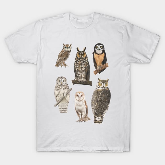 A Parliament Of Owls T-Shirt by Alayna Paquette